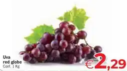 Despar Uva red globe offerta