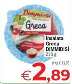 Despar Insalata Greca DIMMIDISI offerta