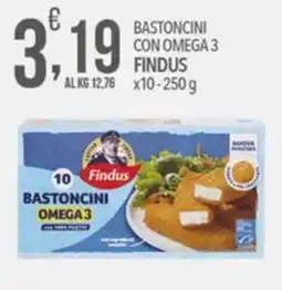 Iper Romagnolo Bastoncini Omega 3 Findus offerta