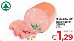 Despar Mortadella IGP con pistacchi DESPAR offerta