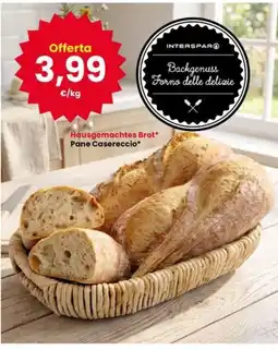 Interspar Hausgemachtes Brot Pane Casereccio offerta