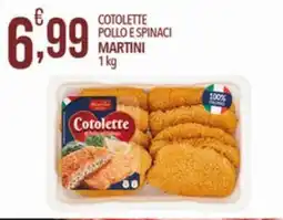 Iper Romagnolo Cotolette pollo e spinaci Martini offerta