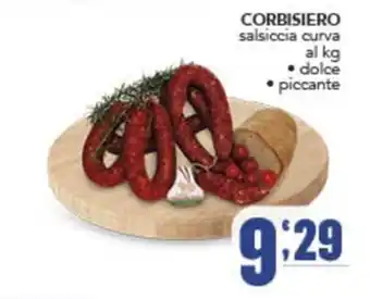 Gruppo di Palo Corbisiero salsiccia curva offerta