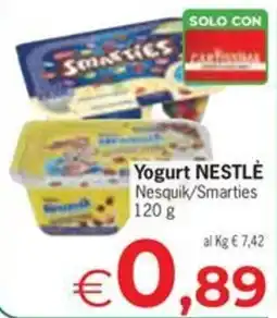 Despar Yogurt NESTLÉ Nesquik/Smarties offerta