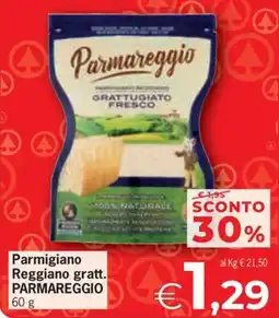 Despar Parmigiano Reggiano gratt. Parmareggio offerta
