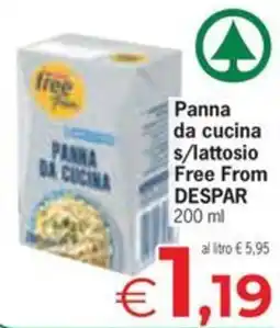 Despar Panna da cucina s/lattosio Free From DESPAR offerta