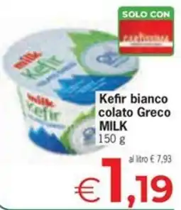 Despar Kefir bianco colato Greco MILK offerta