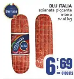 Gruppo di Palo Blu Italia spianata piccante offerta