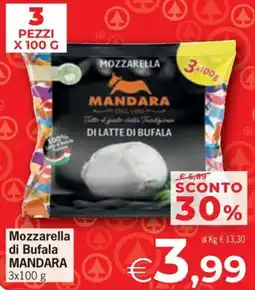 Despar Mozzarella di Bufala Mandara offerta