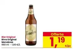 Interspar Birra Original Menabrea offerta