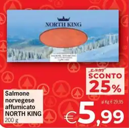 Despar Salmone norvegese affumicato NORTH KING offerta
