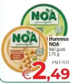 Despar Hummus NOA offerta