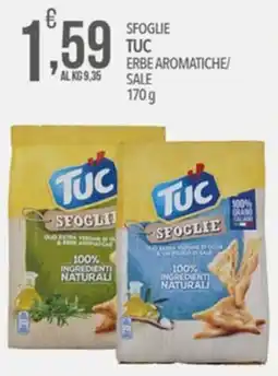 Iper Romagnolo Sfoglie Tuc erbe aromatiche/sale offerta