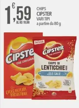 Iper Romagnolo Cipster chips di lenticchie offerta