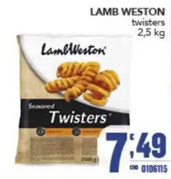 Gruppo di Palo Lamb Weston Twisters offerta