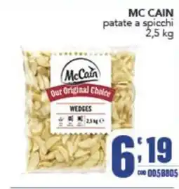 Gruppo di Palo McCain patate a spicchi offerta
