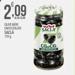 Iper Romagnolo Olive nere snocciolate Sacla offerta