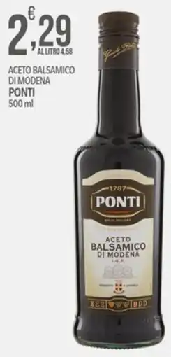 Iper Romagnolo Aceto balsamico di Modena Ponti offerta