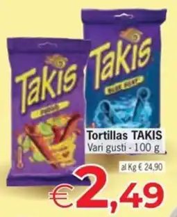 Despar Tortillas TAKIS offerta