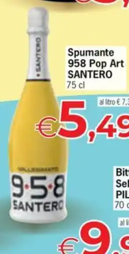 Despar Spumante 958 Pop Art Santero offerta