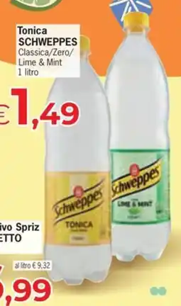 Despar Tonica Schweppes offerta