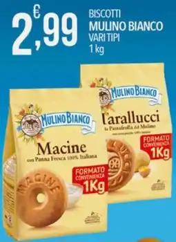Iper Romagnolo Biscotti Mulino Bianco vari tipi offerta