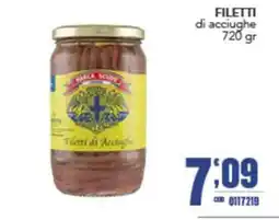 Gruppo di Palo Filetti di Acciughe offerta