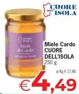Despar Miele Cardo CUORE DELL'ISOLA offerta