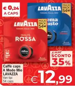 Despar Caffè caps A Modo Mio LAVAZZA offerta