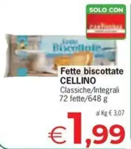 Despar Fette biscottate Cellino offerta