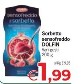 Despar Sorbetto sensofreddo DOLFIN offerta