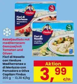 Interspar Fiori di Nasello con Verdure Mediterranee o di Merluzzo con Pomodoro e Olive Capitan Findus offerta