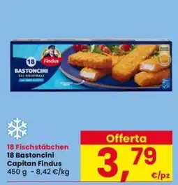 Interspar 18 Bastoncini Capitan Findus offerta