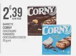 Iper Romagnolo Barrette Corny Cioccolato Fondente offerta