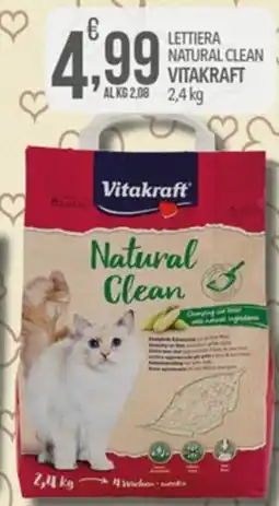 Iper Romagnolo Lettiera natural clean Vitakraft offerta