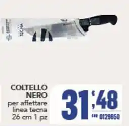Gruppo di Palo Coltello nero linea tecna offerta
