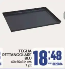 Gruppo di Palo Teglia rettangolare blu offerta