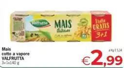 Despar Mais cotto a vapore Valfrutta offerta
