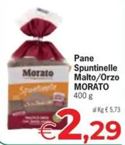Despar Pane Spuntinelle Malto/Orzo Morato offerta