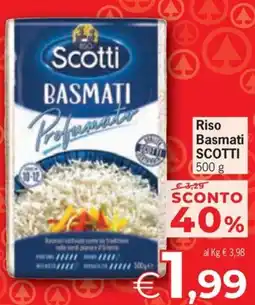 Despar Riso Basmati Scotti offerta