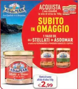Despar Filet di tonno all'olio di oliva ASDOMAR offerta