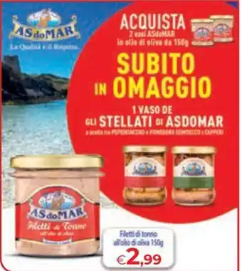 Filet di tonno all'olio di oliva ASDOMAR