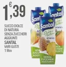 Iper Romagnolo Succo dolce di natura Santal offerta