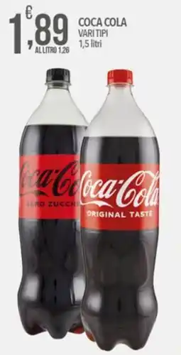 Iper Romagnolo Coca-Cola vari tipi offerta