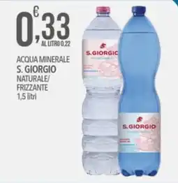 Iper Romagnolo Acqua minerale S. Giorgio naturale/frizzante offerta