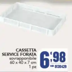 Gruppo di Palo Cassetta service forata offerta