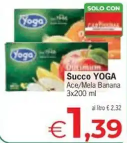Despar Succo YOGA Ace/Mela Banana offerta