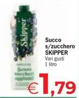 Despar Succo s/zucchero SKIPPER offerta