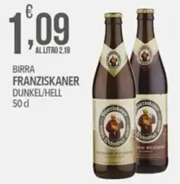 Iper Romagnolo Birra Franziskaner Dunkel/Hell offerta