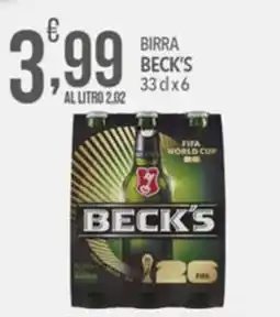 Iper Romagnolo Birra Beck's offerta